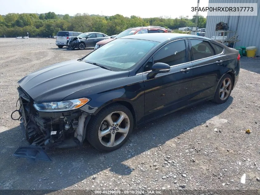 3FA6P0HRXDR317773 2013 Ford Fusion Se