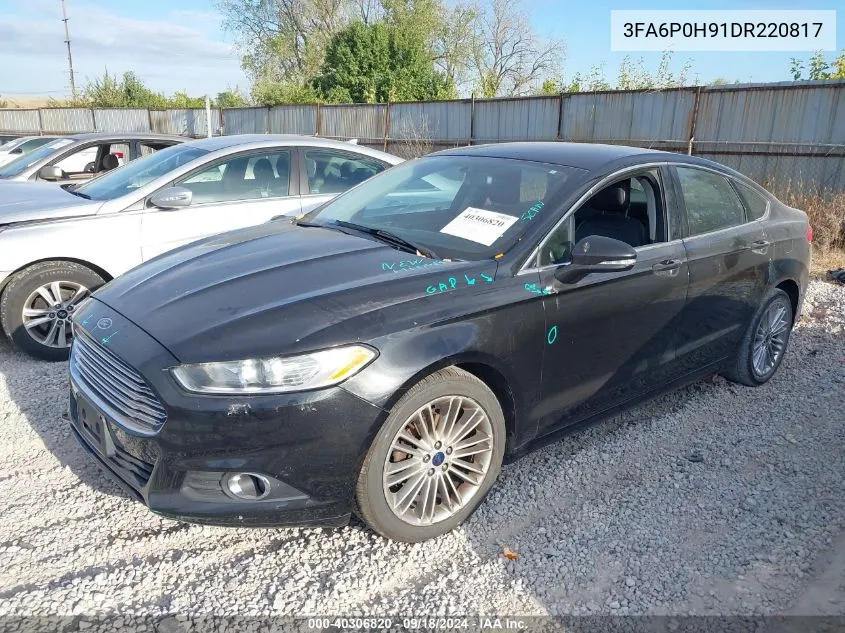 2013 Ford Fusion Se VIN: 3FA6P0H91DR220817 Lot: 40306820