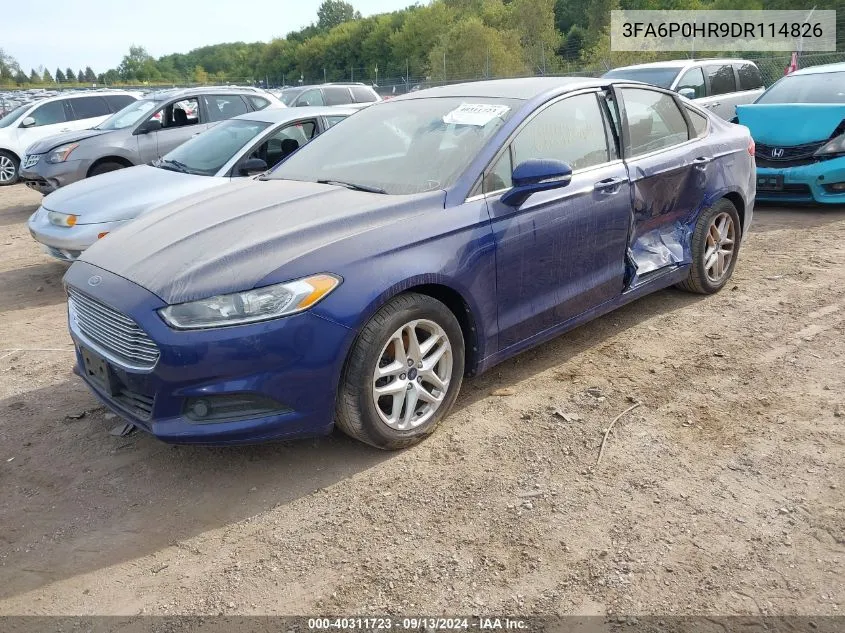 3FA6P0HR9DR114826 2013 Ford Fusion Se