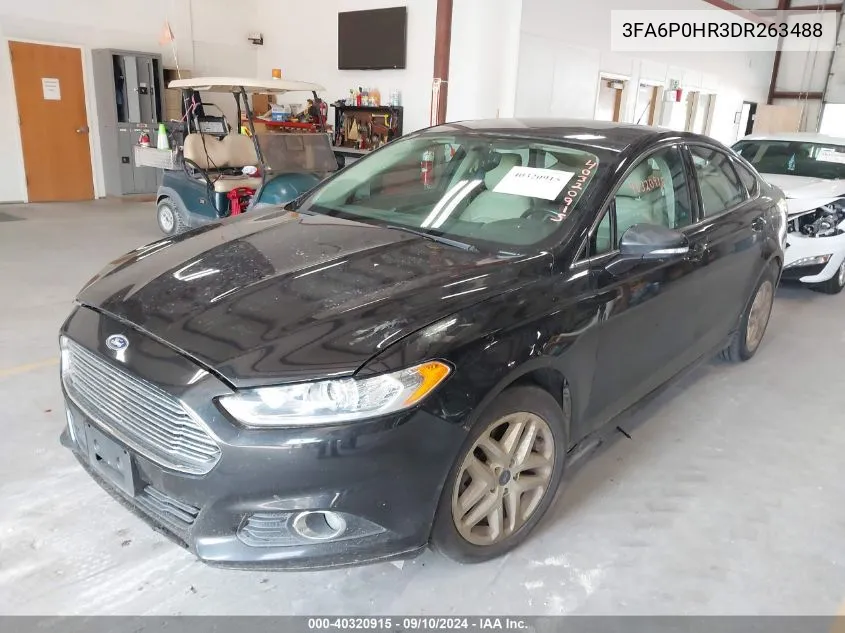 2013 Ford Fusion Se VIN: 3FA6P0HR3DR263488 Lot: 40320915