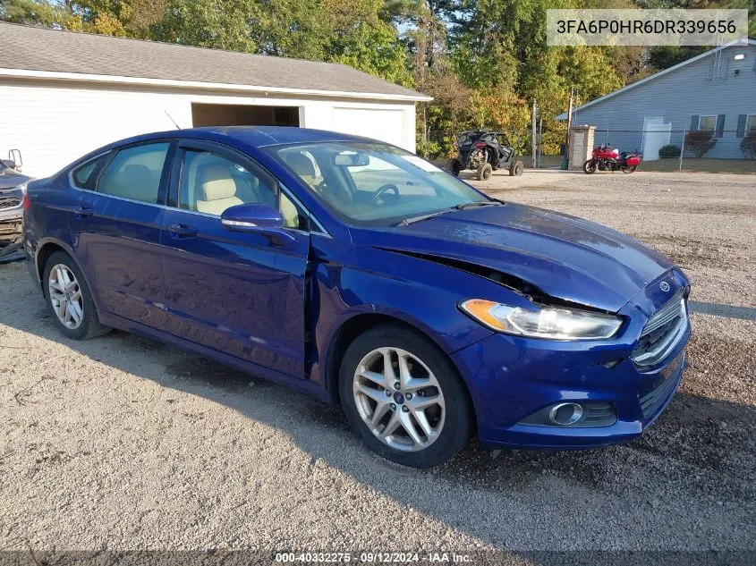 2013 Ford Fusion Se VIN: 3FA6P0HR6DR339656 Lot: 40332275