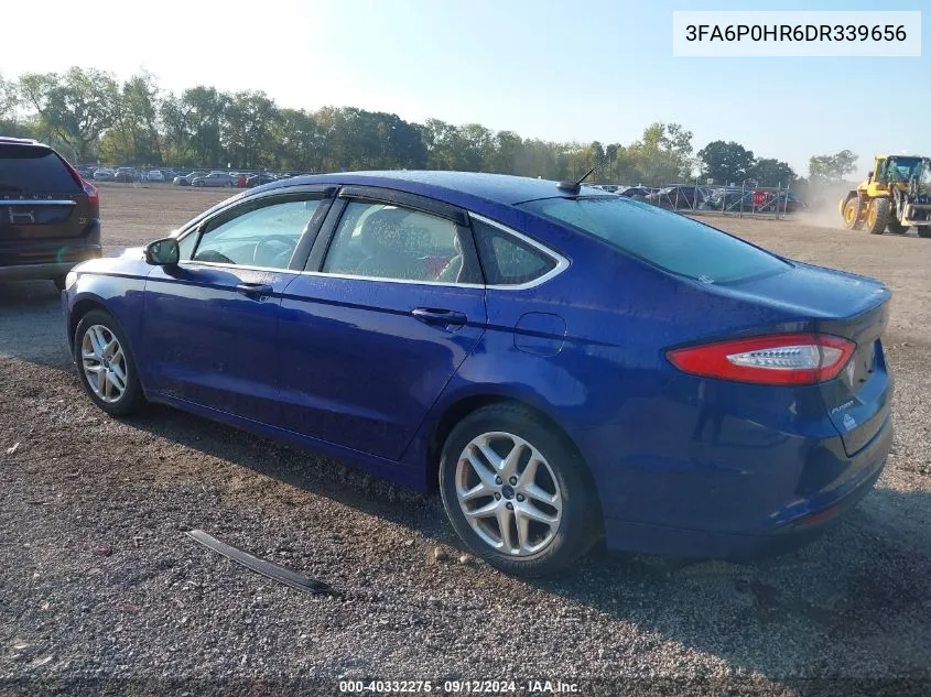 3FA6P0HR6DR339656 2013 Ford Fusion Se