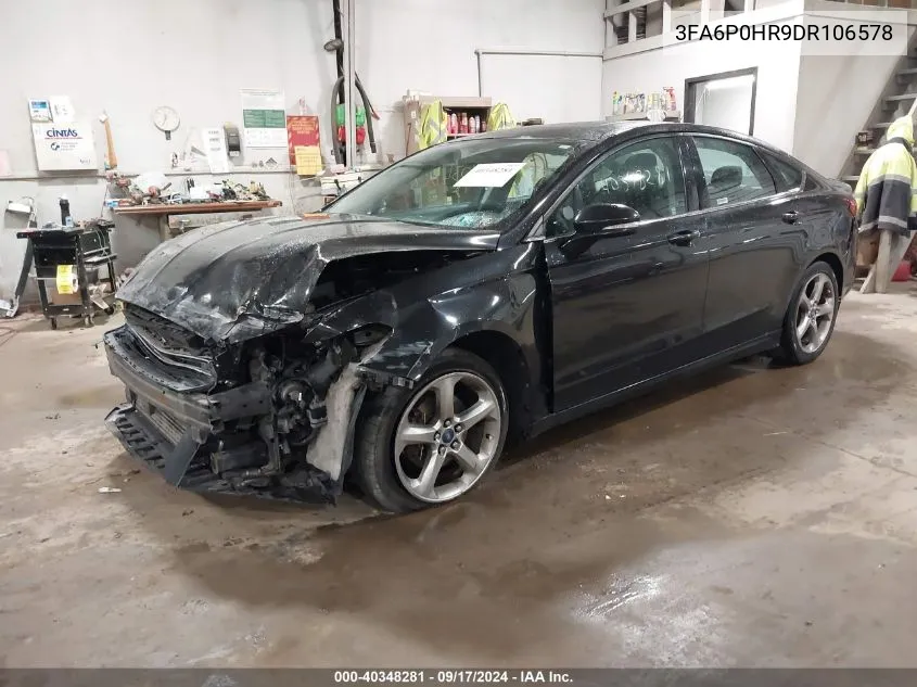 3FA6P0HR9DR106578 2013 Ford Fusion Se