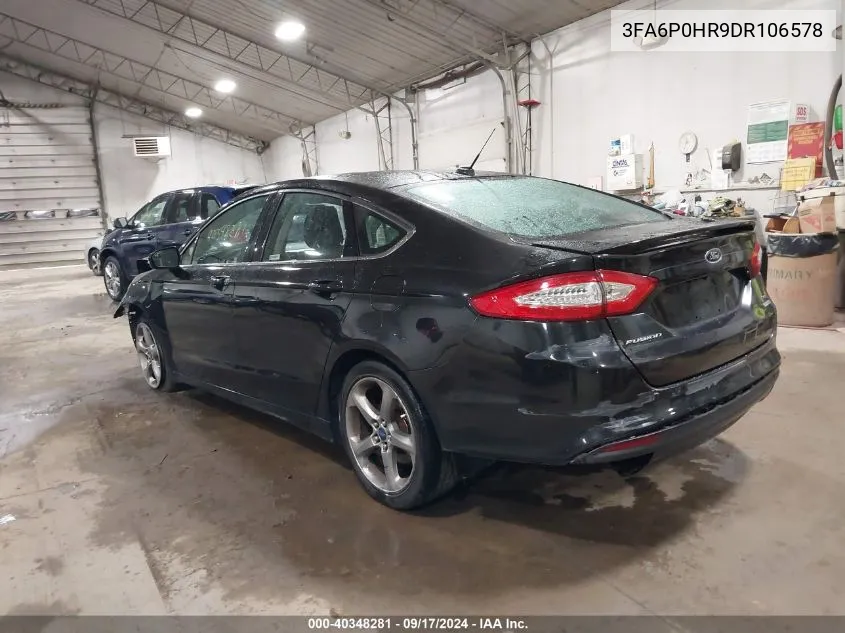 3FA6P0HR9DR106578 2013 Ford Fusion Se