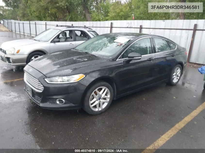 3FA6P0HR3DR346581 2013 Ford Fusion Se