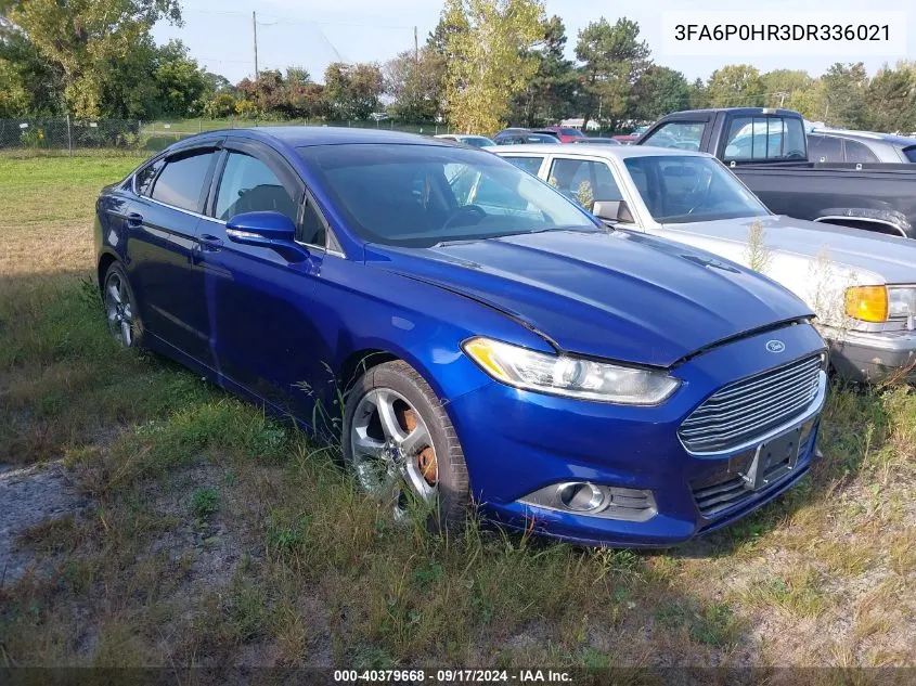 2013 Ford Fusion Se VIN: 3FA6P0HR3DR336021 Lot: 40379668