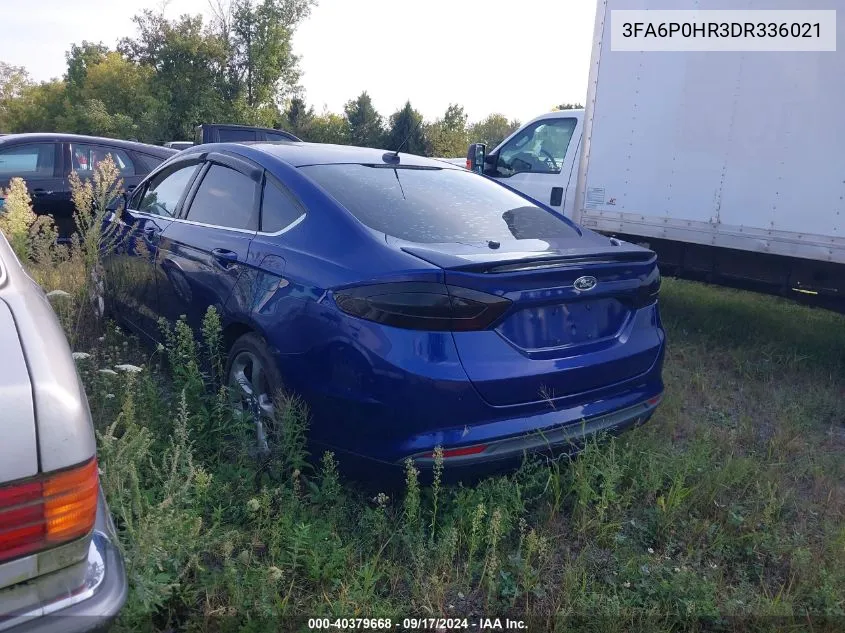 3FA6P0HR3DR336021 2013 Ford Fusion Se