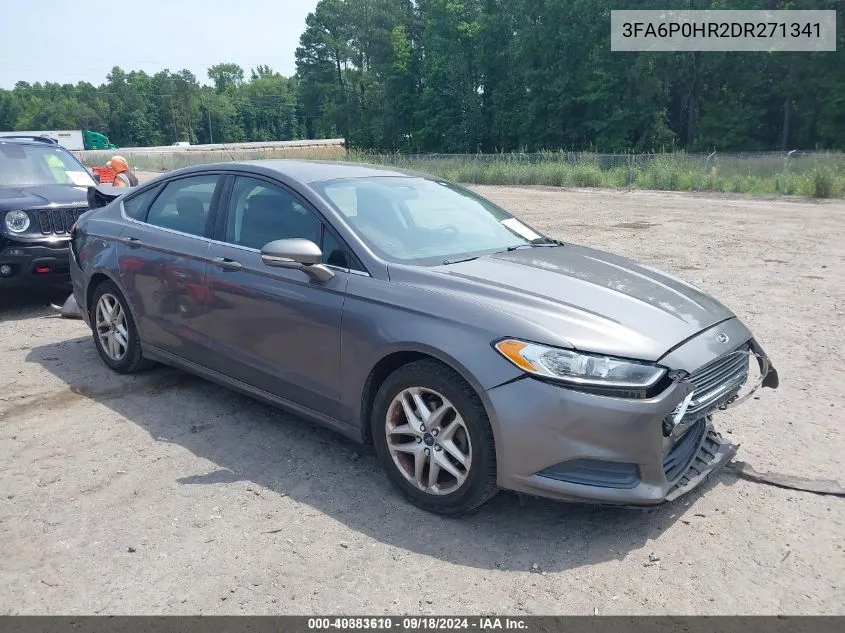 2013 Ford Fusion VIN: 3FA6P0HR2DR271341 Lot: 40383610