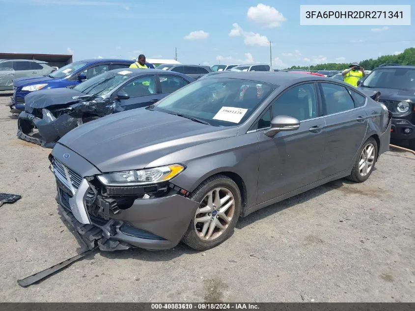 2013 Ford Fusion VIN: 3FA6P0HR2DR271341 Lot: 40383610