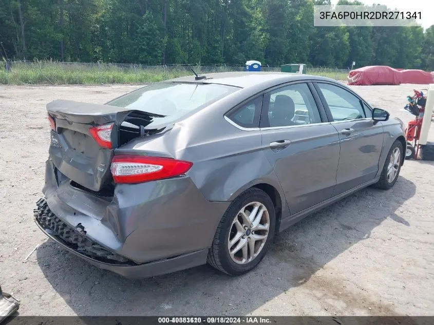 2013 Ford Fusion VIN: 3FA6P0HR2DR271341 Lot: 40383610