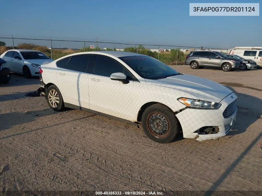 3FA6P0G77DR201124 2013 Ford Fusion S