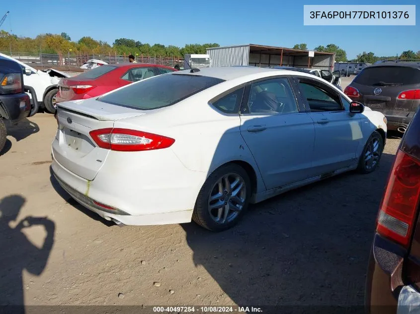 2013 Ford Fusion Se VIN: 3FA6P0H77DR101376 Lot: 40497254