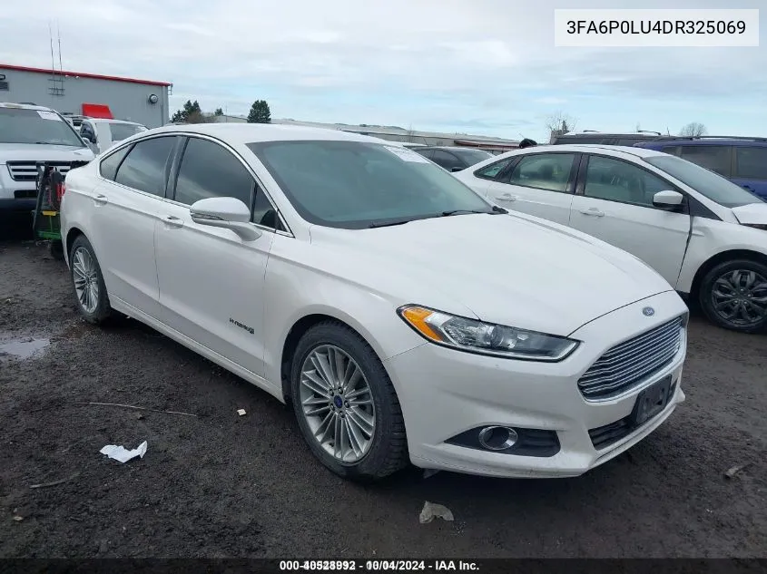 3FA6P0LU4DR325069 2013 Ford Fusion Hybrid Se