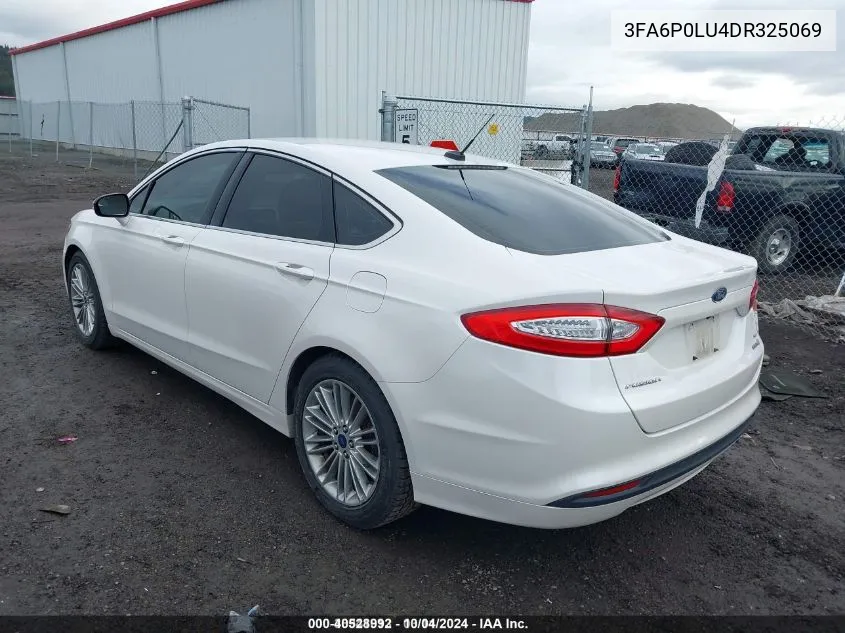 3FA6P0LU4DR325069 2013 Ford Fusion Hybrid Se