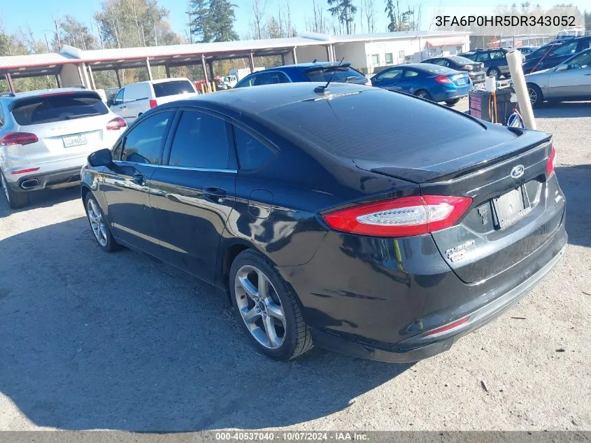 3FA6P0HR5DR343052 2013 Ford Fusion Se