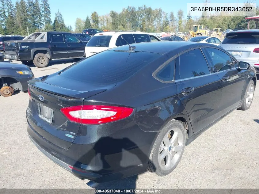 3FA6P0HR5DR343052 2013 Ford Fusion Se