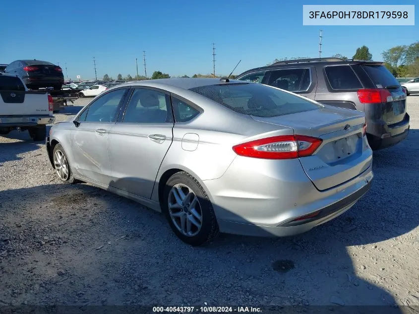 3FA6P0H78DR179598 2013 Ford Fusion Se