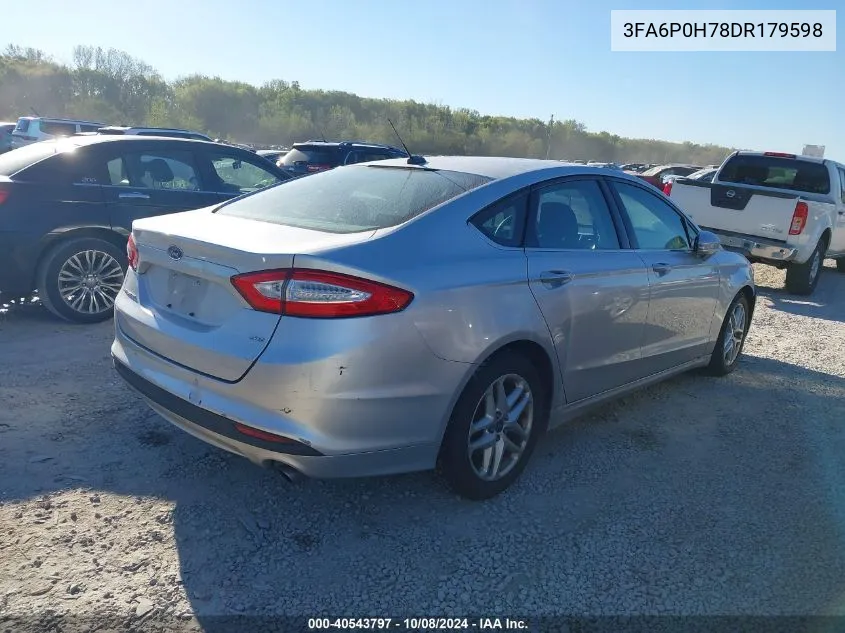 3FA6P0H78DR179598 2013 Ford Fusion Se