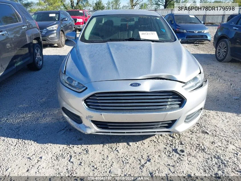 3FA6P0H78DR179598 2013 Ford Fusion Se