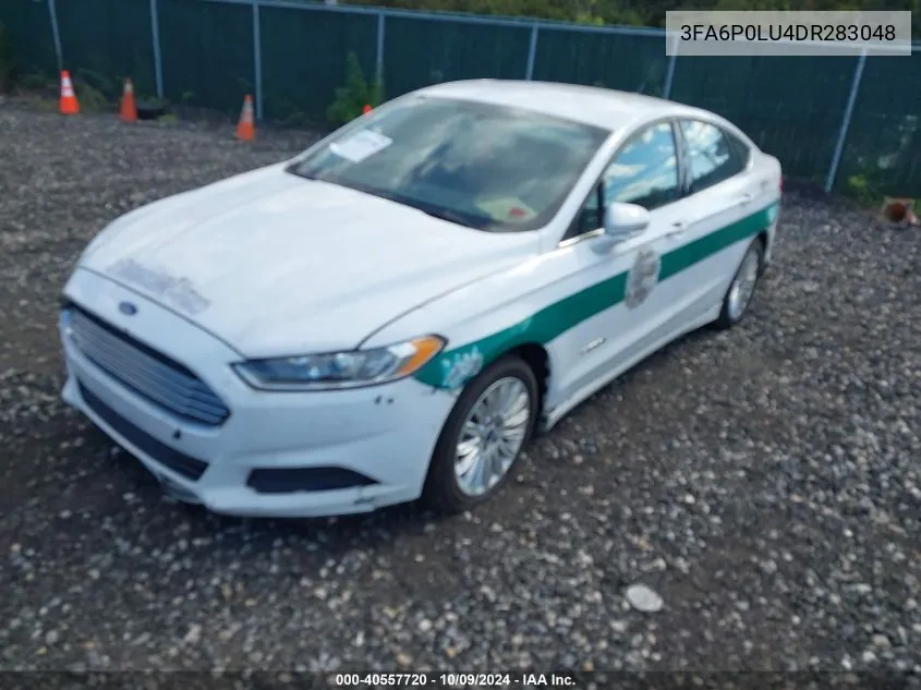 2013 Ford Fusion Hybrid Se VIN: 3FA6P0LU4DR283048 Lot: 40557720