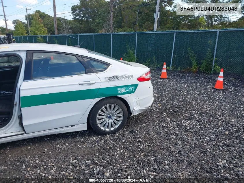 3FA6P0LU4DR283048 2013 Ford Fusion Hybrid Se