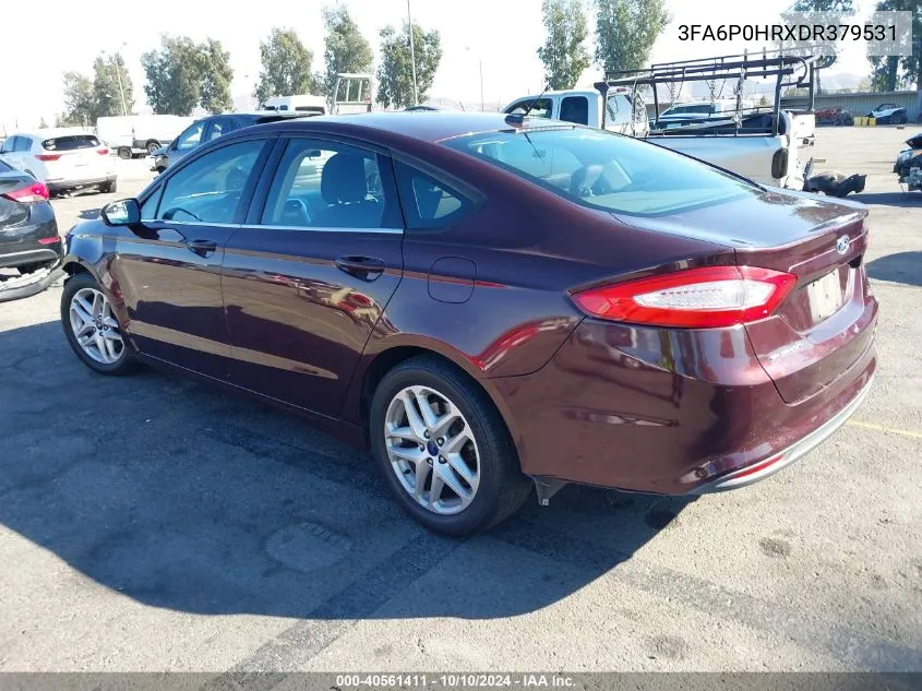 3FA6P0HRXDR379531 2013 Ford Fusion Se