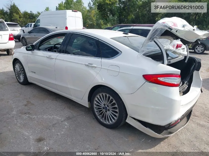 3FA6P0RU6DR291000 2013 Ford Fusion Hybrid Titanium