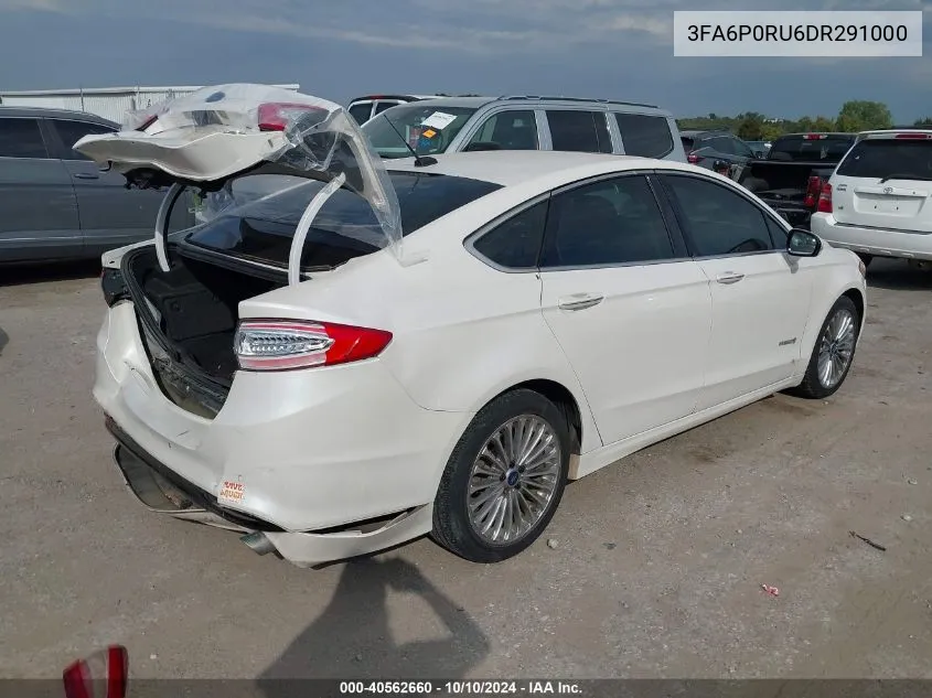 3FA6P0RU6DR291000 2013 Ford Fusion Hybrid Titanium