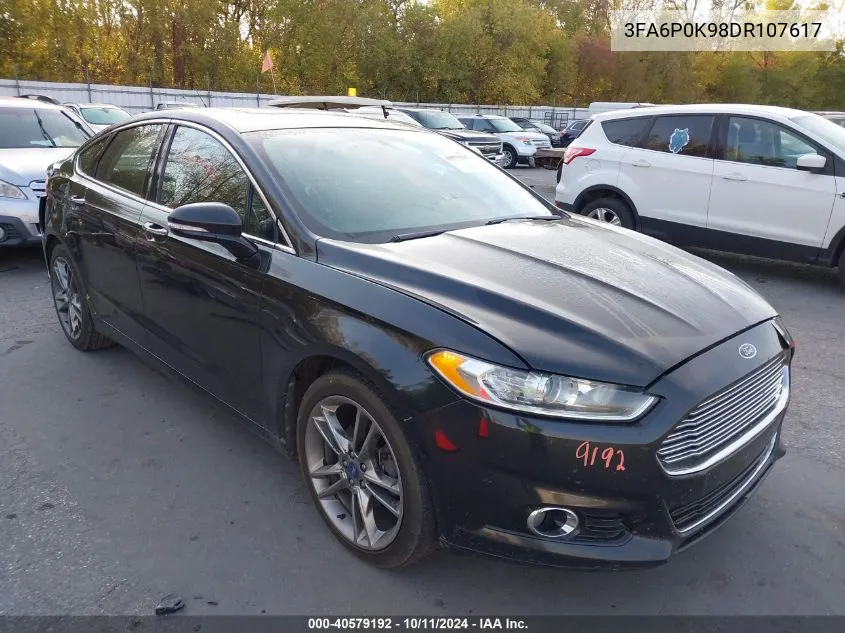 3FA6P0K98DR107617 2013 Ford Fusion Titanium