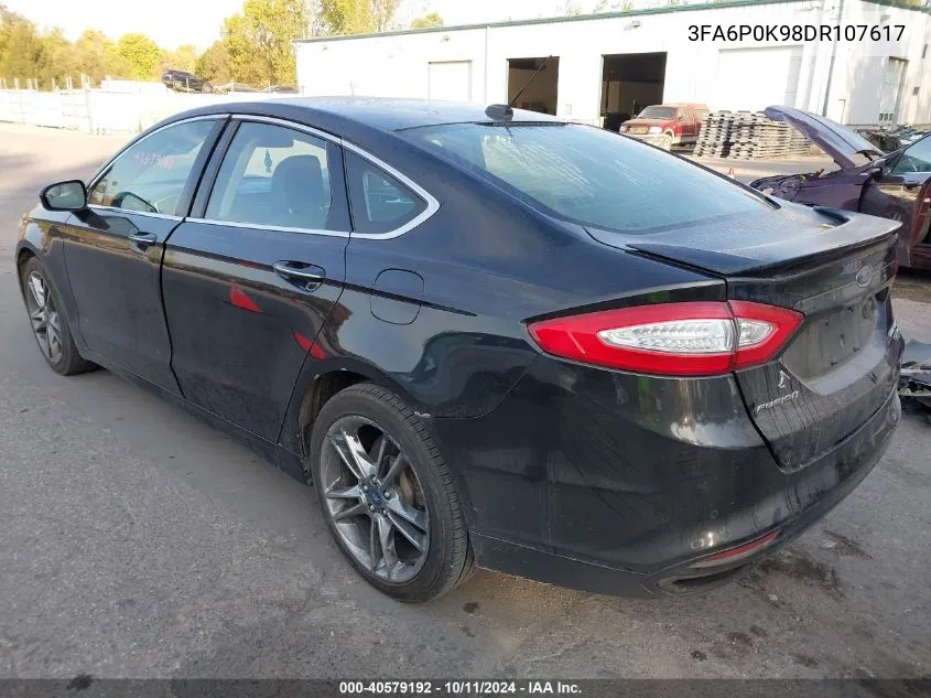 3FA6P0K98DR107617 2013 Ford Fusion Titanium