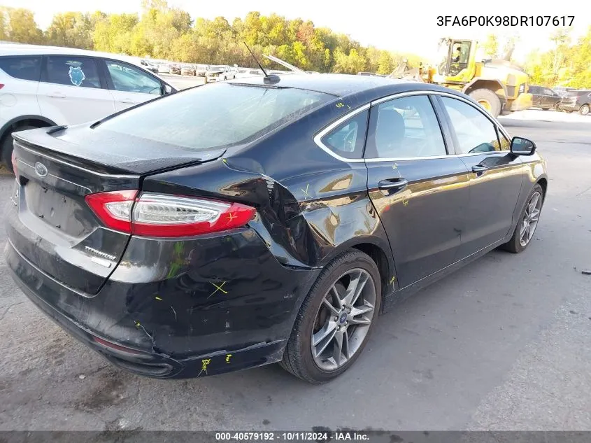 3FA6P0K98DR107617 2013 Ford Fusion Titanium