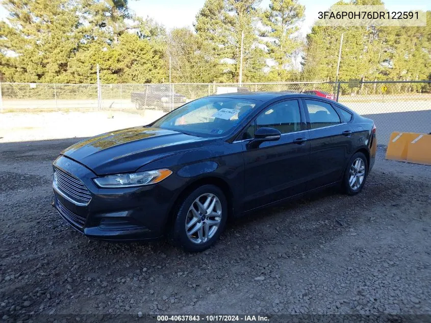 2013 Ford Fusion Se VIN: 3FA6P0H76DR122591 Lot: 40637843