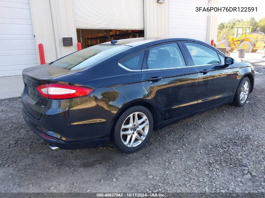 2013 Ford Fusion Se VIN: 3FA6P0H76DR122591 Lot: 40637843