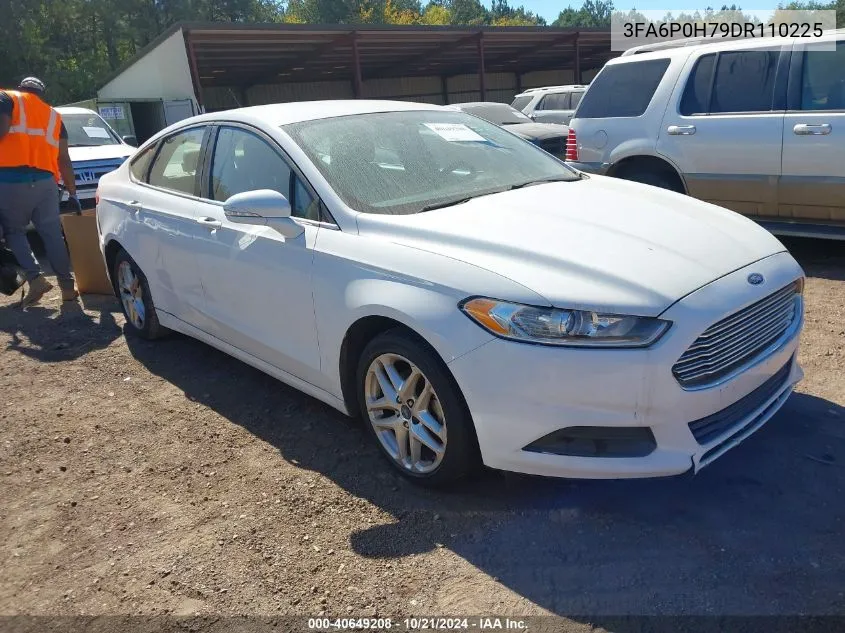 2013 Ford Fusion Se VIN: 3FA6P0H79DR110225 Lot: 40649208