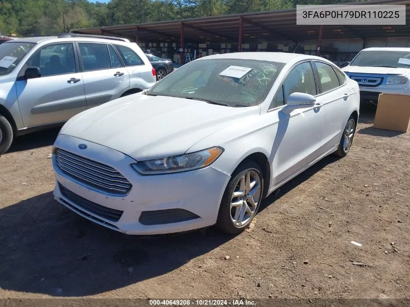 2013 Ford Fusion Se VIN: 3FA6P0H79DR110225 Lot: 40649208