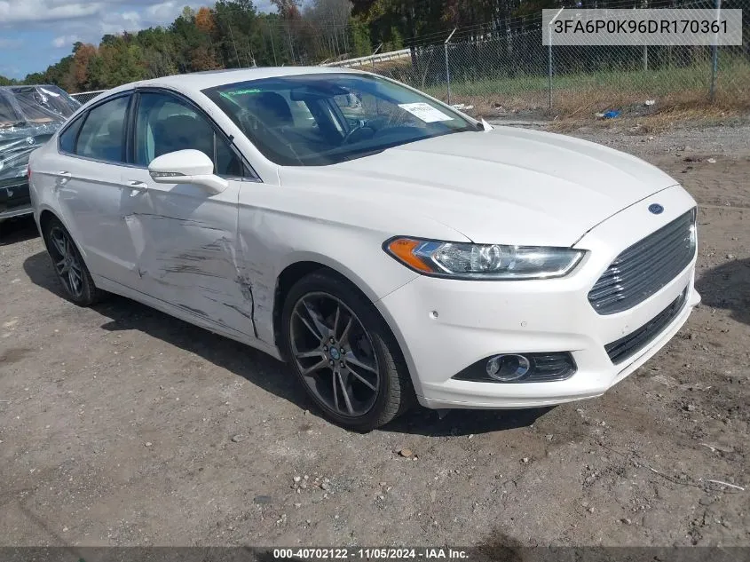 3FA6P0K96DR170361 2013 Ford Fusion Titanium