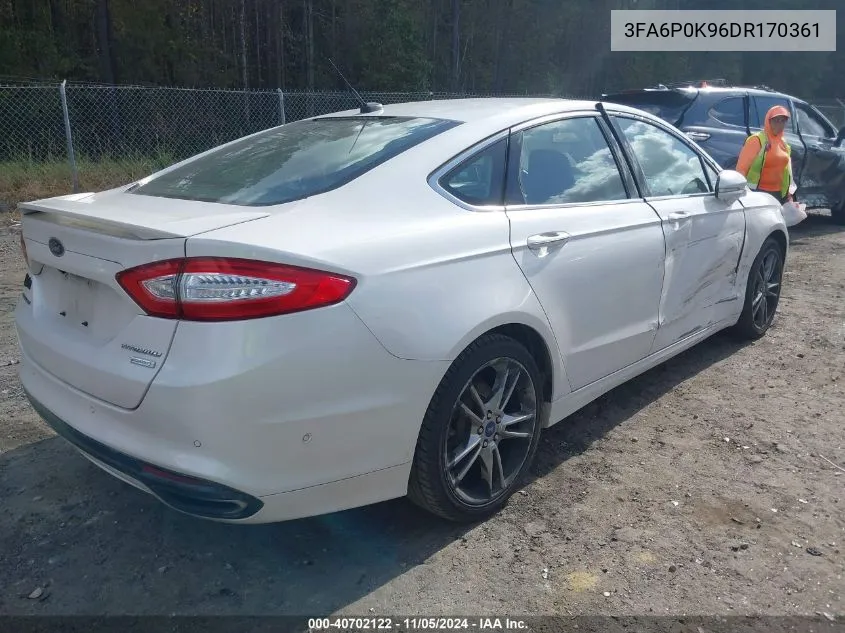 3FA6P0K96DR170361 2013 Ford Fusion Titanium