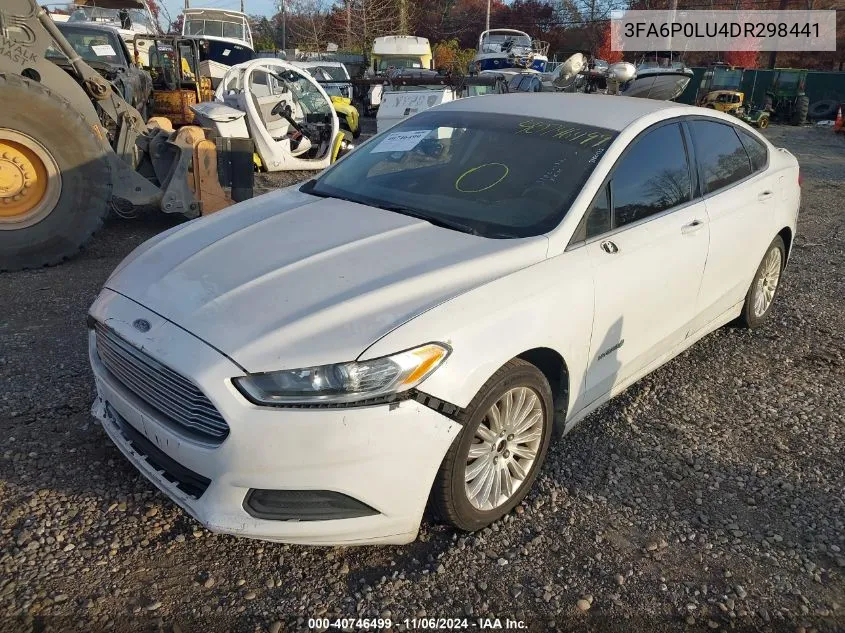 2013 Ford Fusion Hybrid Se VIN: 3FA6P0LU4DR298441 Lot: 40746499