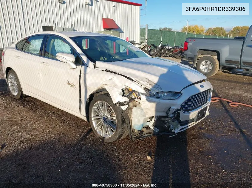 2013 Ford Fusion Se VIN: 3FA6P0HR1DR339306 Lot: 40750930