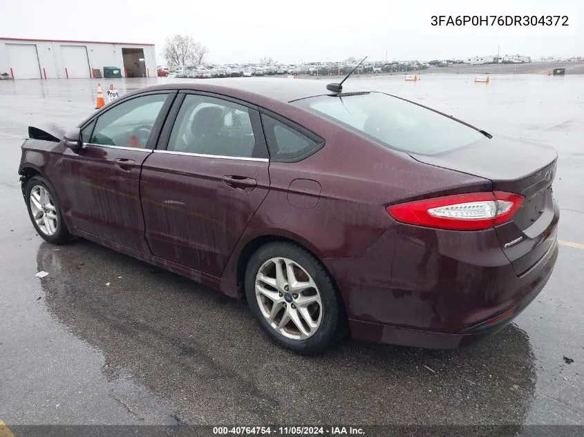 3FA6P0H76DR304372 2013 Ford Fusion Se