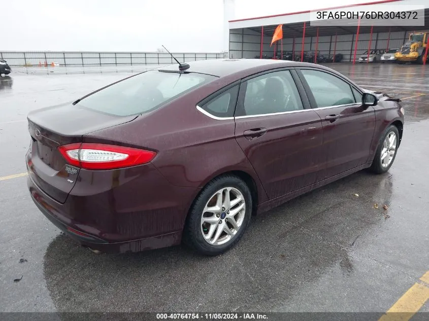 3FA6P0H76DR304372 2013 Ford Fusion Se