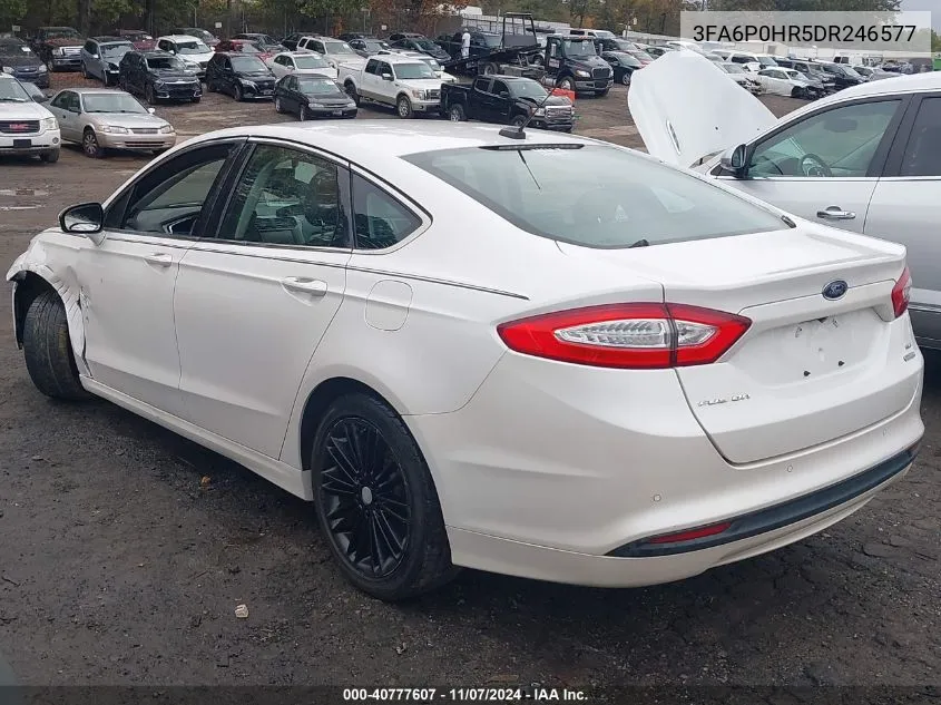 2013 Ford Fusion Se VIN: 3FA6P0HR5DR246577 Lot: 40777607