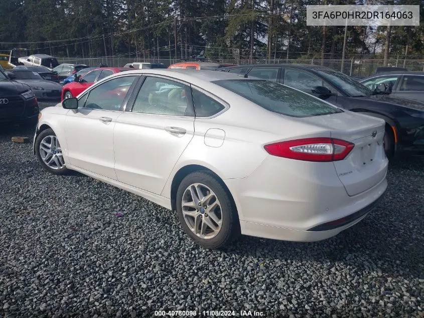 3FA6P0HR2DR164063 2013 Ford Fusion Se