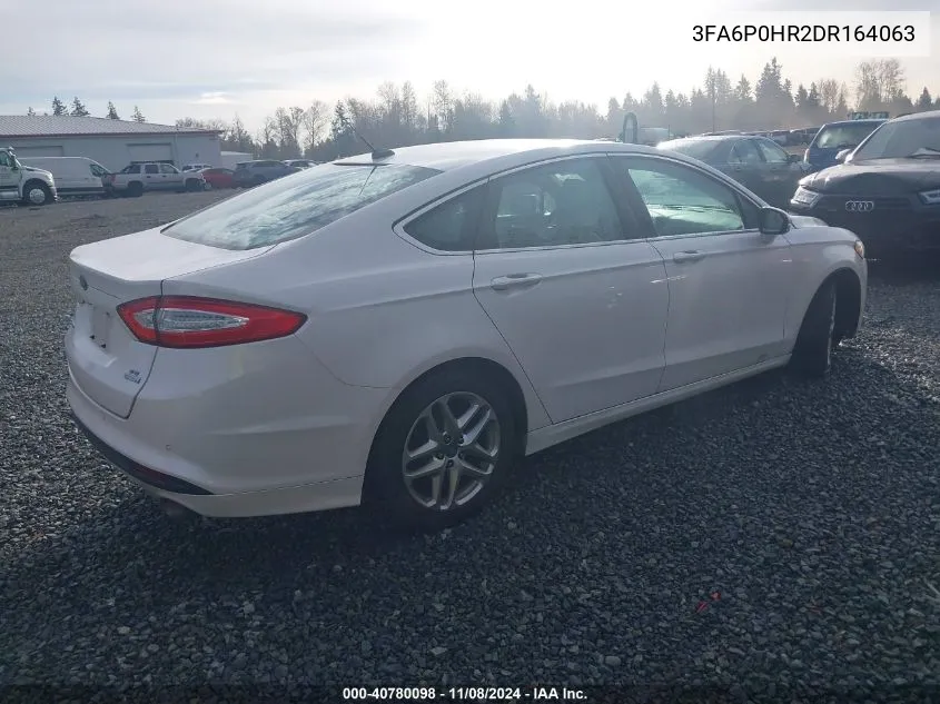 3FA6P0HR2DR164063 2013 Ford Fusion Se