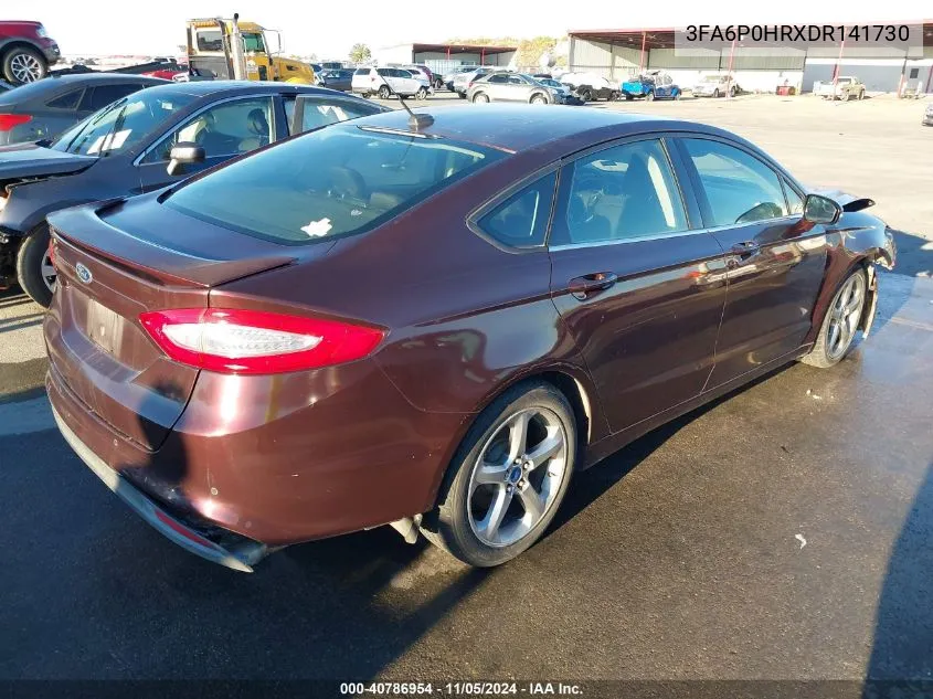 2013 Ford Fusion Se VIN: 3FA6P0HRXDR141730 Lot: 40786954