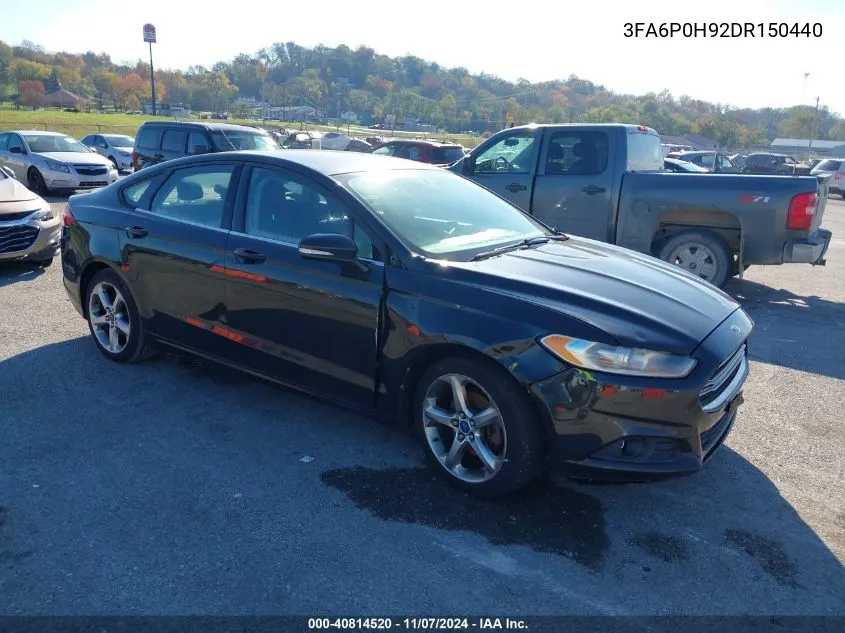 3FA6P0H92DR150440 2013 Ford Fusion Se