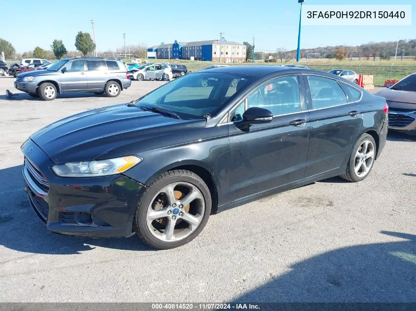 3FA6P0H92DR150440 2013 Ford Fusion Se