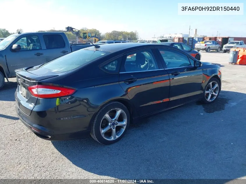 3FA6P0H92DR150440 2013 Ford Fusion Se