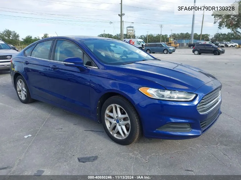 2013 Ford Fusion Se VIN: 3FA6P0H79DR130328 Lot: 40850246