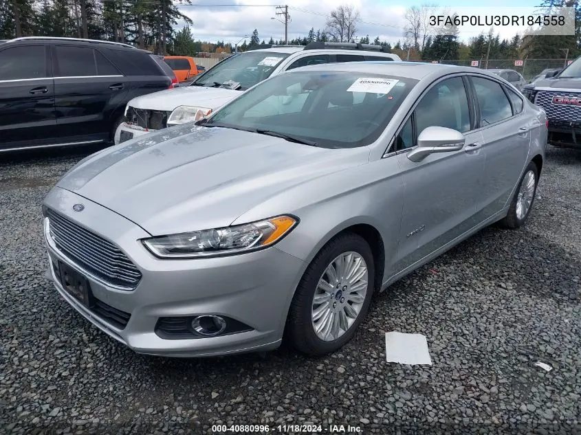 3FA6P0LU3DR184558 2013 Ford Fusion Hybrid Se